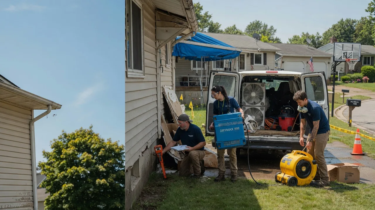 Ceiling Leak Cleanup in Pennsburg, PA near me